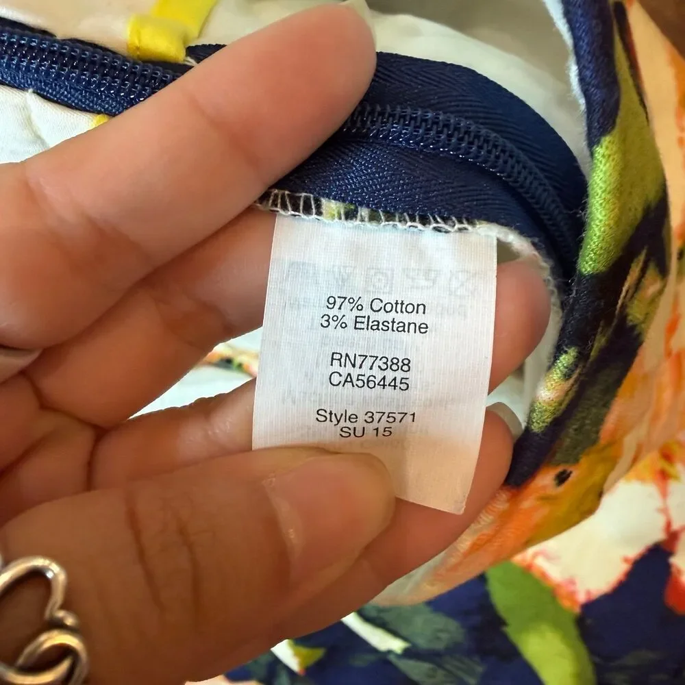 J. Crew Floral Shorts size 6 Summer Preppy Vacation Resortwear